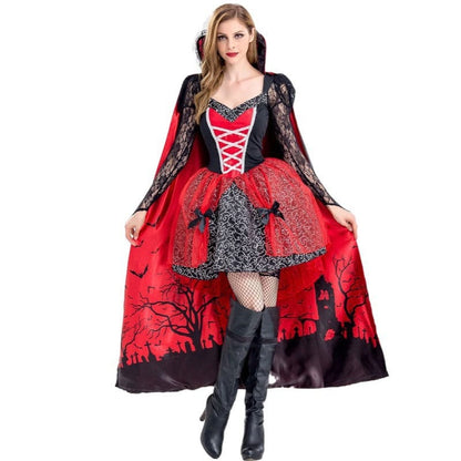 Vampire Costume Women Demon Queen