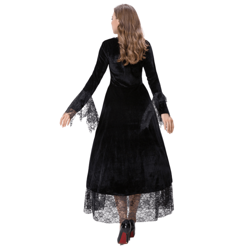 Vampire Costume Women Retro Dress Halloween