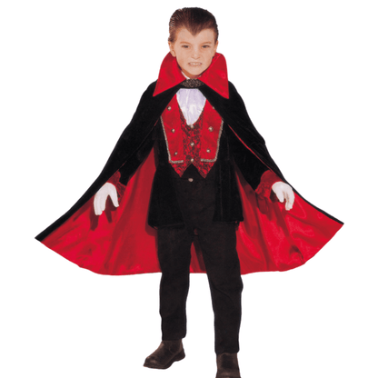 Vampire Costume Kids Boys Deluxe Cape