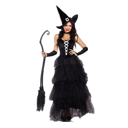 Witch Costume Masquerade Party Adult Role-Play