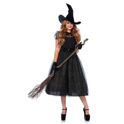 Witch Costume Masquerade Party Adult Role-Play