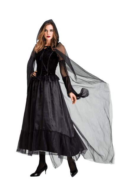 Witch Costume Women Scary Halloween Party