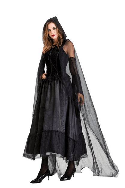 Witch Costume Women Scary Halloween Party