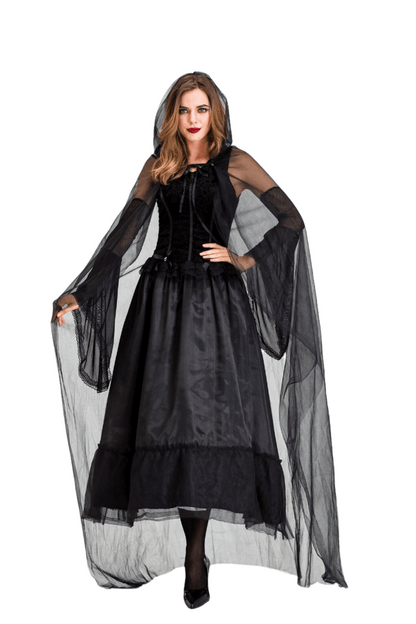 Witch Costume Women Scary Halloween Party