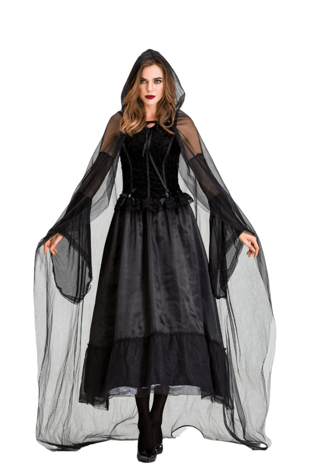 Witch Costume Women Scary Halloween Party