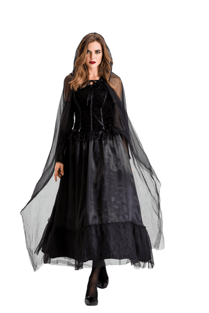 Witch Costume Women Scary Halloween Party