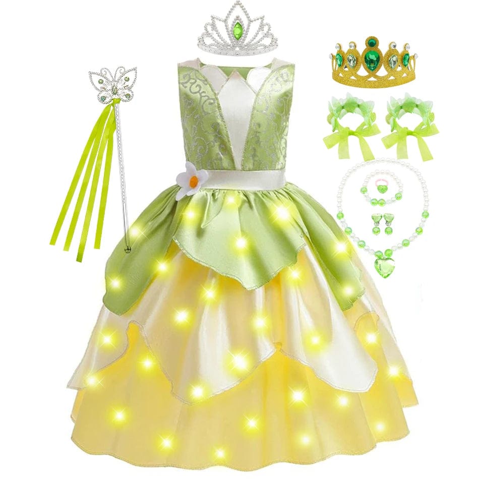 Princess Tiana Light-Up Costume Dress