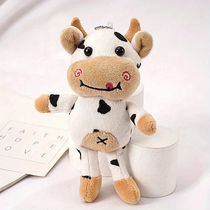 Moo Charm Cow Stuffed Animal Key Plush