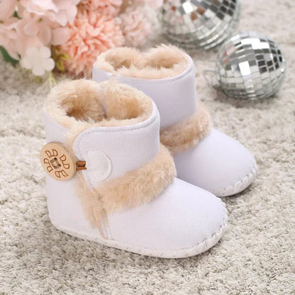 FuzzyBall Baby First Walker Booties