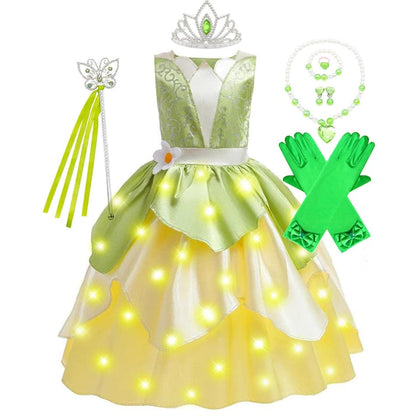 Princess Tiana Light-Up Costume Dress