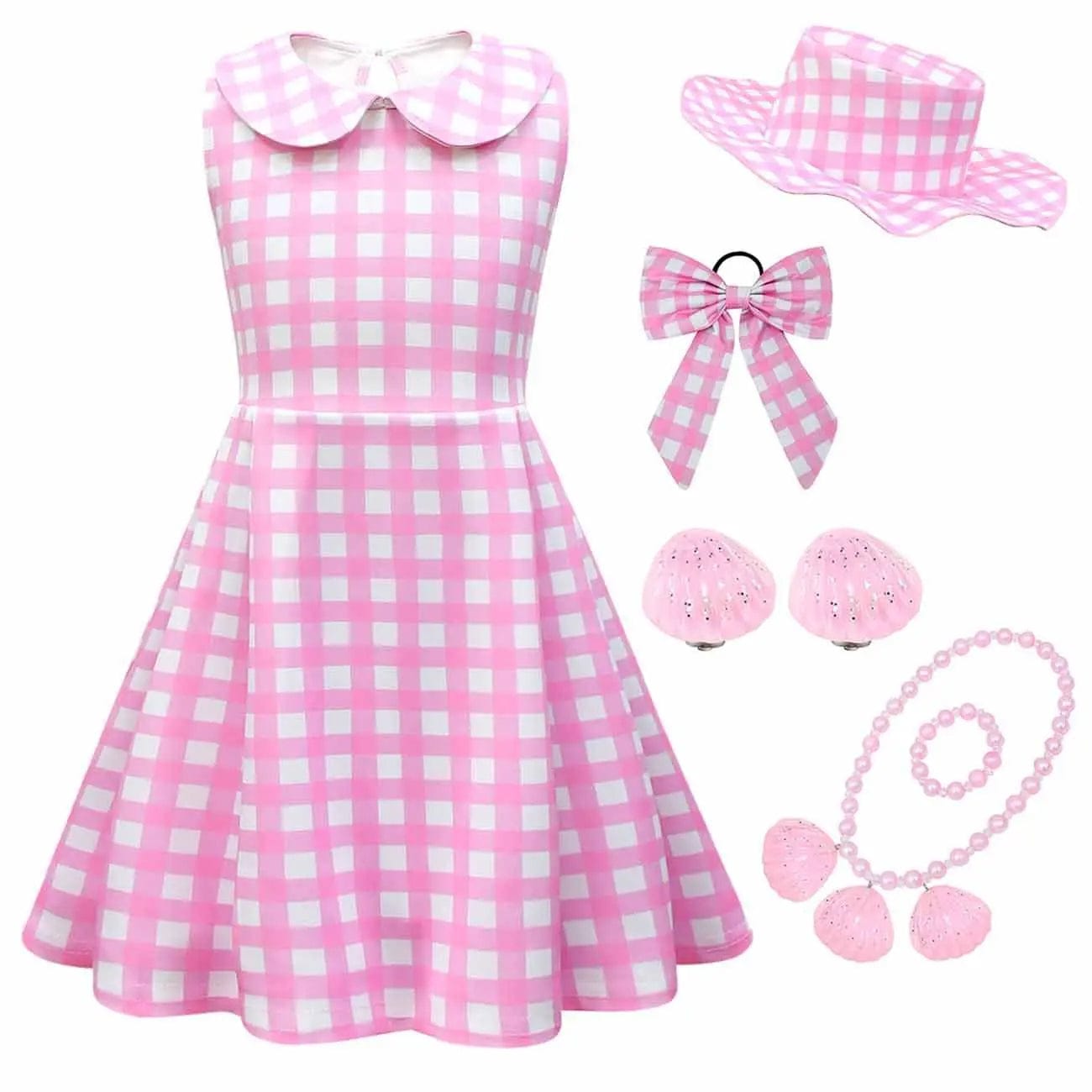 Barbie Costume Kids Elegant Princess Dress