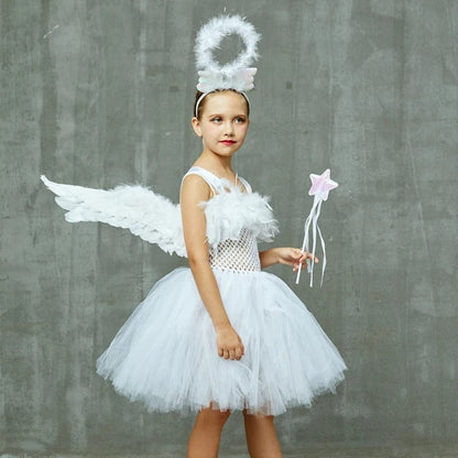 Angel Costume Kids Little Guardian Angel Outfit