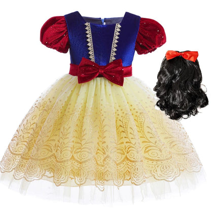 Royal Snow White Bowknot Dress