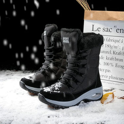 Women's Waterproof Lace-Up Winter Boots