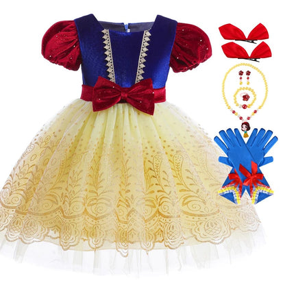 Royal Snow White Bowknot Dress