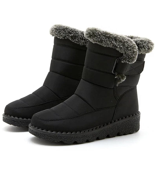 Snow Boots Women Waterproof Fur-Lined