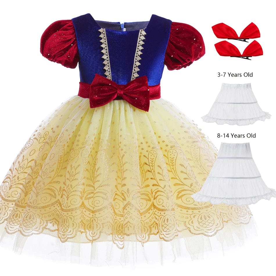 Royal Snow White Bowknot Dress