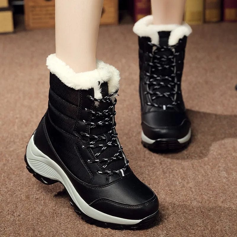 Women's Lightweight Platform Winter Boots