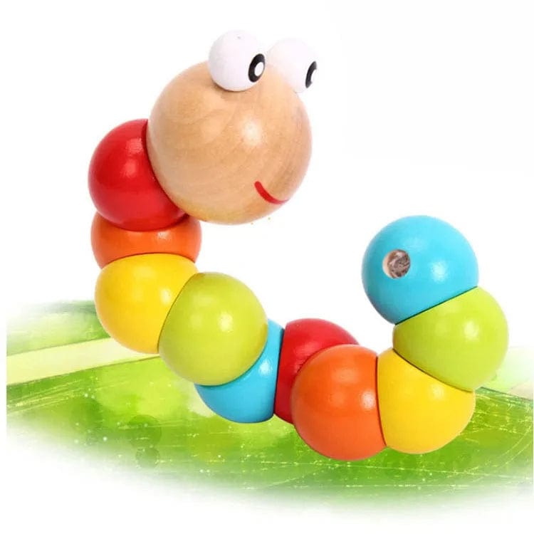 Wooden Toy Twist Caterpillar