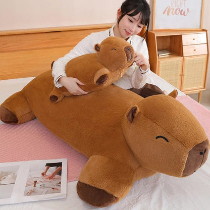 Giant Capybara Plush Floor Mat