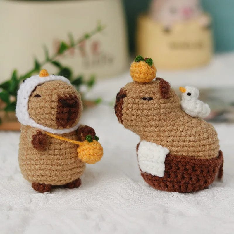 Handmade Crochet Capybara Mini Plush