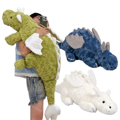 Giant Snow Dragon Plush