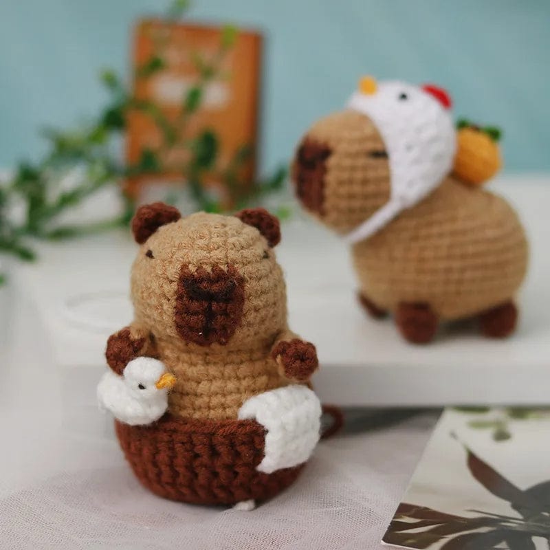 Handmade Crochet Capybara Mini Plush