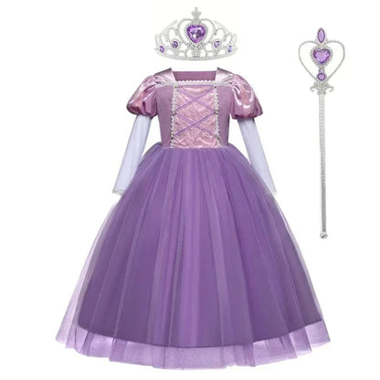 Rapunzel Tangled Cosplay Princess Dress