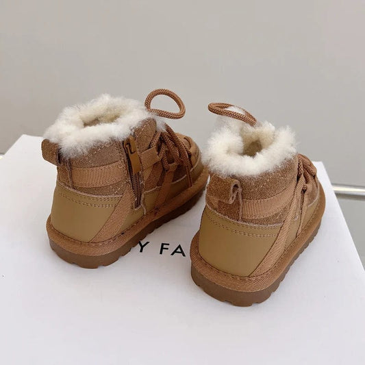 Cozy Plush Toddler Winter Boots