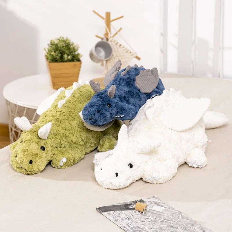 Giant Snow Dragon Plush