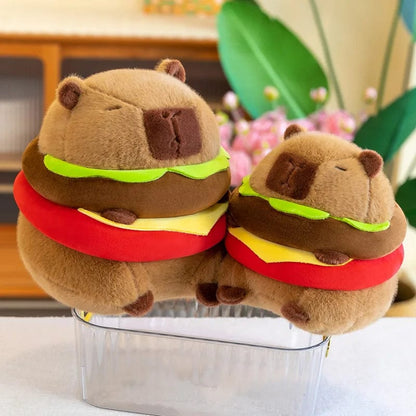 Hamburger Capybara Plush