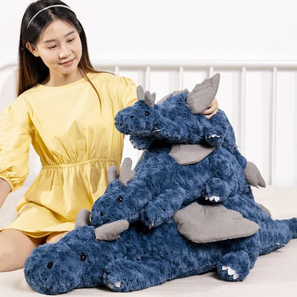 Giant Snow Dragon Plush