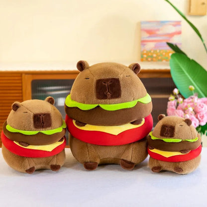 Hamburger Capybara Plush