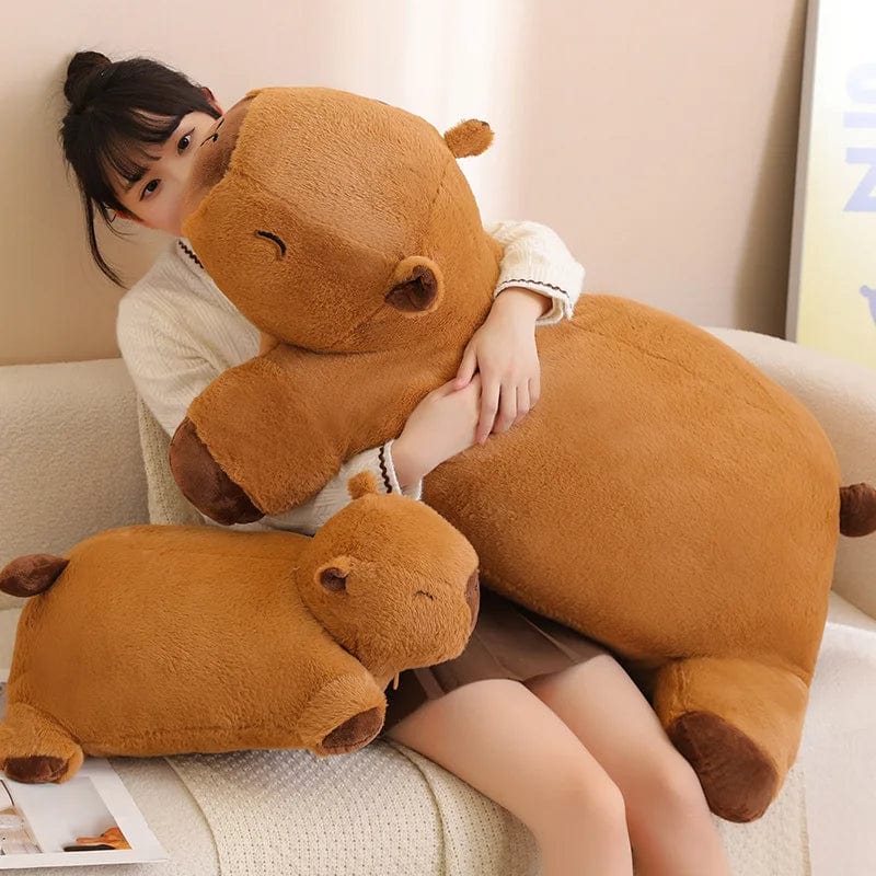 Giant Capybara Plush Floor Mat