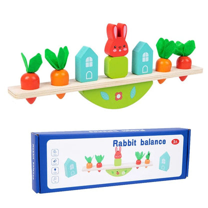 Wooden Toy Animal Balance Game