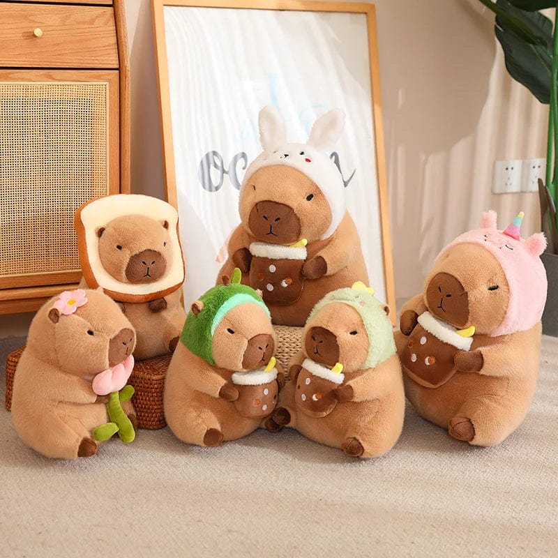 Fluffy Capybara Plush Toy