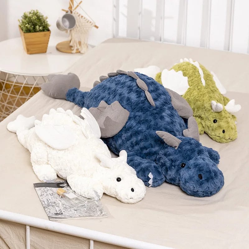 Giant Snow Dragon Plush