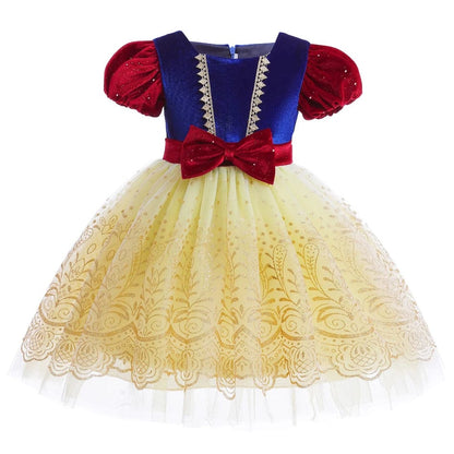 Royal Snow White Bowknot Dress