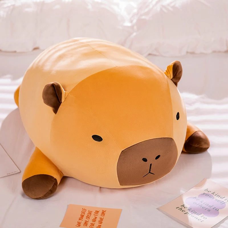 Round Capybara Plush Pillow