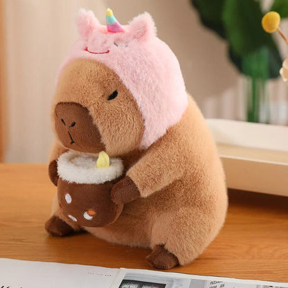 Fluffy Capybara Plush Toy