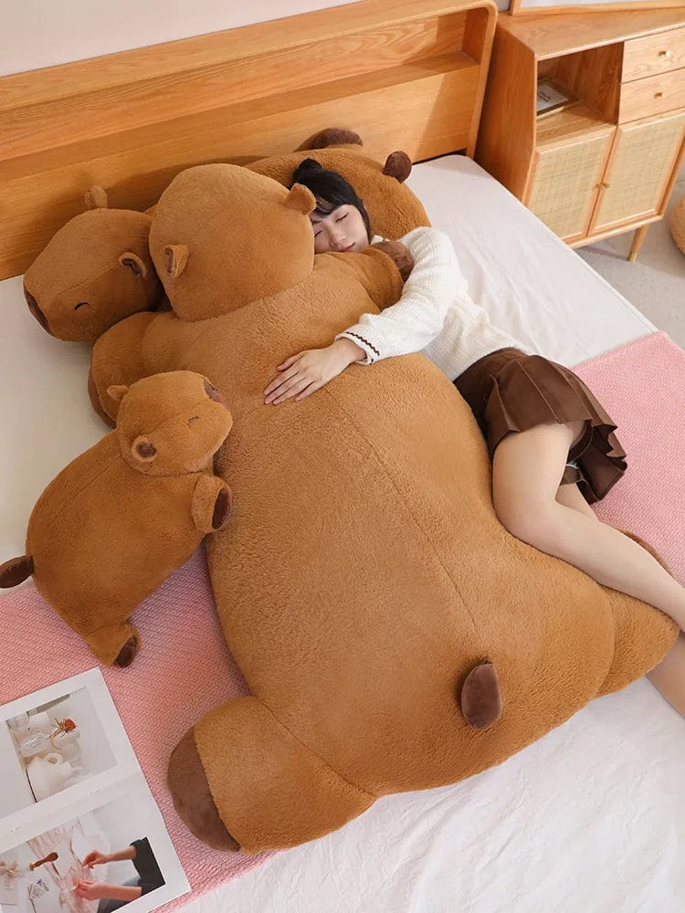 Giant Capybara Plush Floor Mat