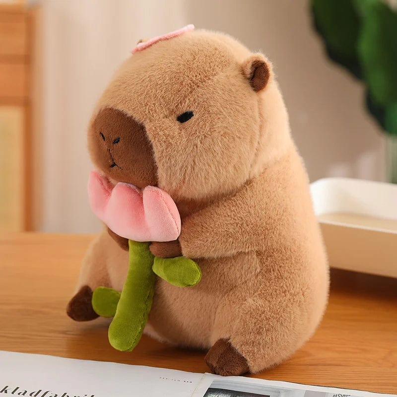 Fluffy Capybara Plush Toy