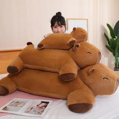 Giant Capybara Plush Floor Mat