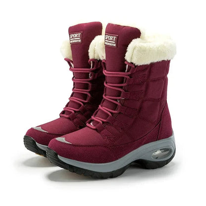 Women's Waterproof Lace-Up Winter Boots