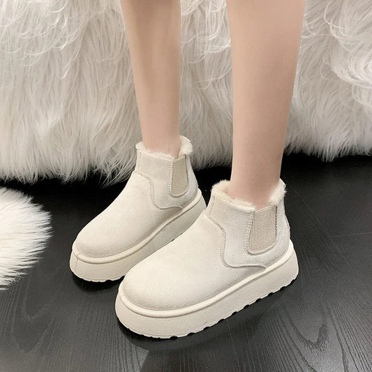 Snow Boots Women Plush High-Top
