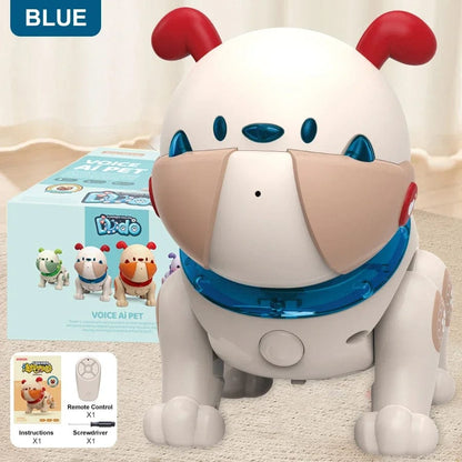 DanceBot Pup – Interactive Voice & Touch-Sensing Robot Dog