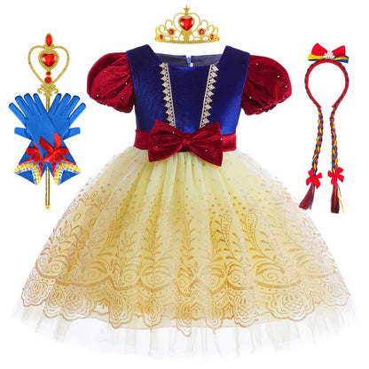 Royal Snow White Bowknot Dress