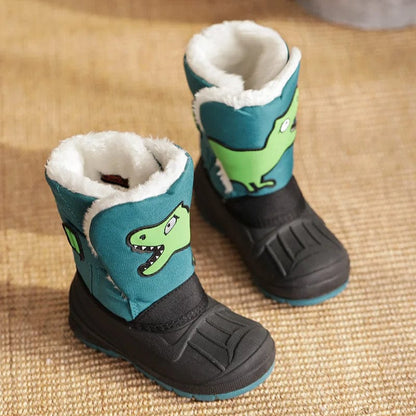 Toddler Winter Boots - Dino Adventure Edition