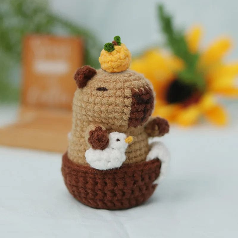 Handmade Crochet Capybara Mini Plush