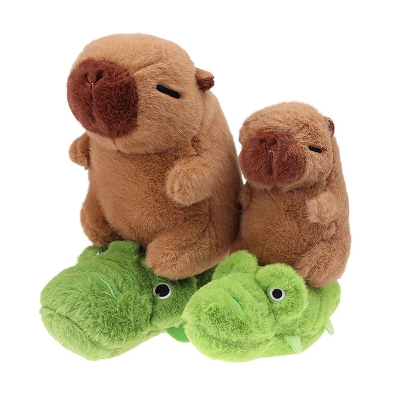 Capybara & Duck Ride-On Plush Toy